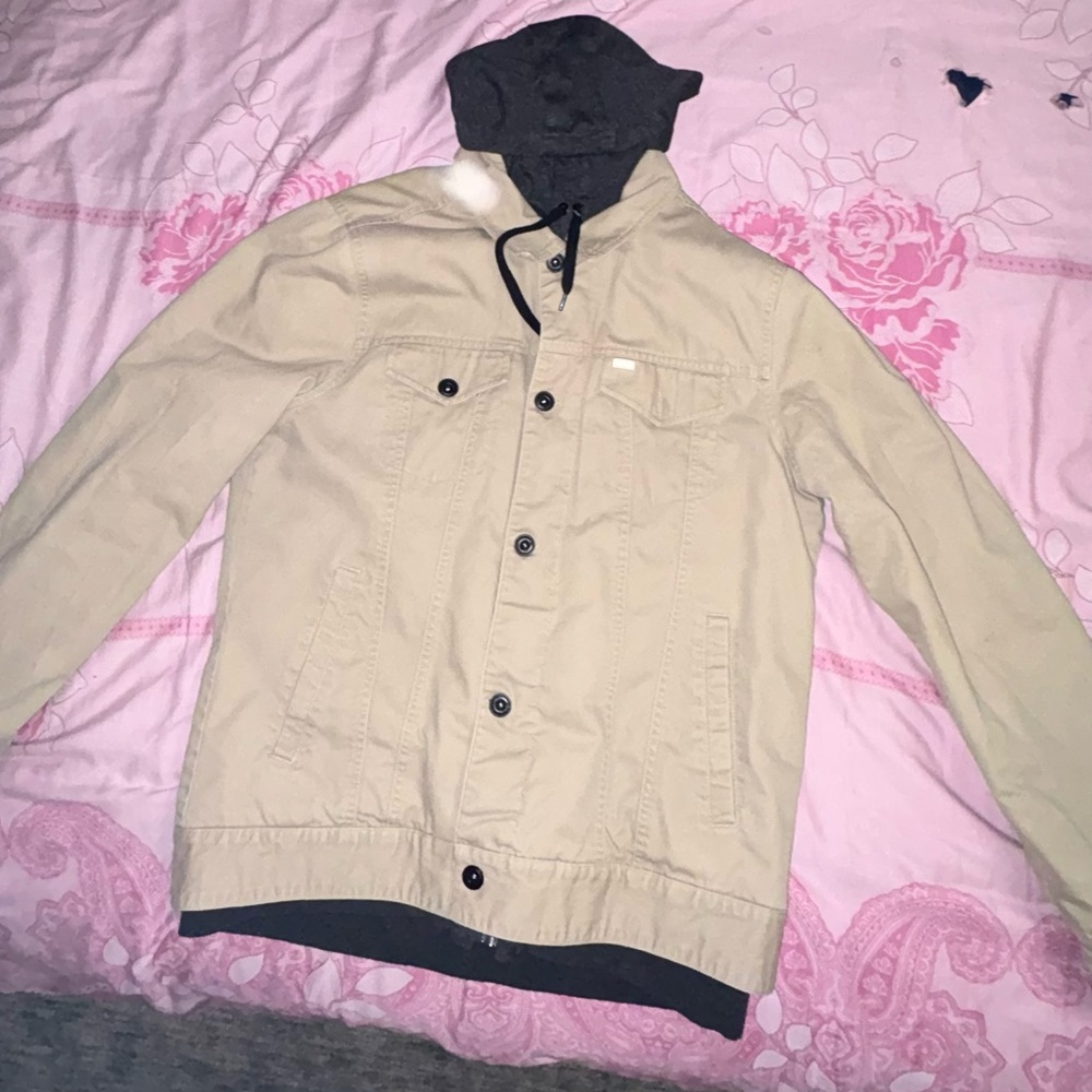 2 in 1 jacket plus hoodie connected